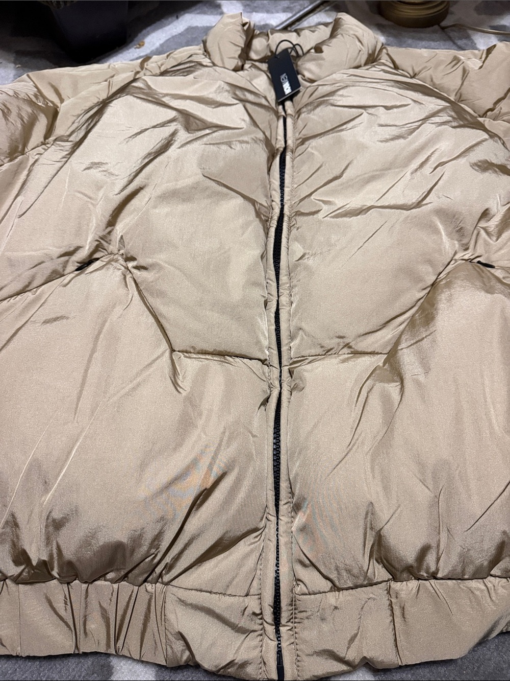 Men’s 3X crop puffer jacket / NEW - Picture 2 of 3